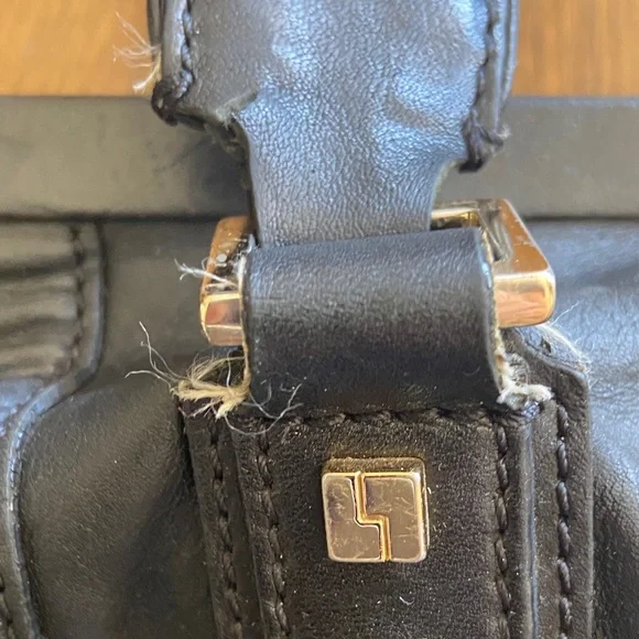 L.A.M.B. Vintage Leather Handbag- REHAB - Picture 6 of 16